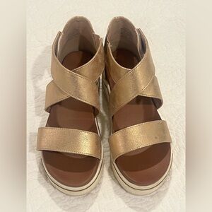 MIA Metallic Gold Kids Sandals
